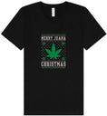 Load image into Gallery viewer, Merry Juana Christmas Unisex V-Neck Shirt