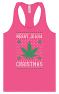 Load image into Gallery viewer, Merry Juana Christmas Women's Racerback Tank