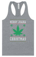 Load image into Gallery viewer, Merry Juana Christmas Women's Racerback Tank