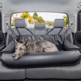 Load image into Gallery viewer, PupProtector™ Faux Leather Memory Foam Dog Car Bed - Black