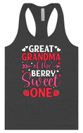 Load image into Gallery viewer, Great Grandma of the Berry Sweet One Women's Racerback Tank