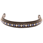 ExionPro Elegant Blue & Clear Crystal Browband