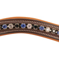 Load image into Gallery viewer, ExionPro Elegant, Attractive Blue, Black & Alternative Clear Crystal Browband
