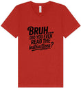 Load image into Gallery viewer, Bruh, Instructions? Unisex V-Neck Shirt
