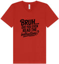 Load image into Gallery viewer, Bruh, Instructions? Unisex V-Neck Shirt