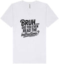 Load image into Gallery viewer, Bruh, Instructions? Unisex V-Neck Shirt