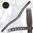 Load image into Gallery viewer, ExionPro Designer Sparkling Black & White linked Crystal Browband