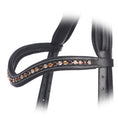 Load image into Gallery viewer, ExionPro Elegant Soft Padded Light Peach, Burgundy, Topaz Colored Crystal Browband