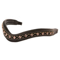 Load image into Gallery viewer, ExionPro Elegant Soft Padded Jet, Light Amethyst Colored Crystal Browband