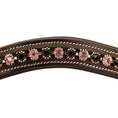 Load image into Gallery viewer, ExionPro Elegant Soft Padded Jet, Light Amethyst Colored Crystal Browband