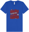 Load image into Gallery viewer, Snacks are My Love Language Unisex V-Neck Shirt
