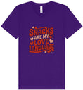 Load image into Gallery viewer, Snacks are My Love Language Unisex V-Neck Shirt