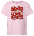 Load image into Gallery viewer, Snacks are My Love Language Children's Gildan Soft Shirt