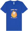 Load image into Gallery viewer, Burnt Out but Optimistic Unisex V-Neck Shirt
