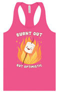 Load image into Gallery viewer, Burnt Out but Optimistic Women's Racerback Tank