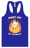 Load image into Gallery viewer, Burnt Out but Optimistic Women's Racerback Tank