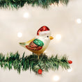 Load image into Gallery viewer, Santa Bird Ornament - Southlake Paws