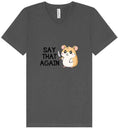 Load image into Gallery viewer, Say That Again Unisex V-Neck Shirt