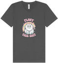 Load image into Gallery viewer, Fluff this Shit Unisex V-Neck Shirt