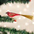 Load image into Gallery viewer, Red Lovebird Ornament - Southlake Paws
