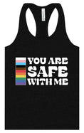 Load image into Gallery viewer, Safe With Me Women's Racerback Tank