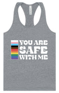 Load image into Gallery viewer, Safe With Me Women's Racerback Tank