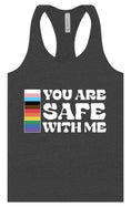 Load image into Gallery viewer, Safe With Me Women's Racerback Tank