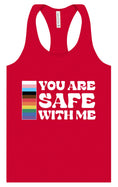 Load image into Gallery viewer, Safe With Me Women's Racerback Tank