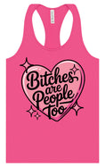 Load image into Gallery viewer, Bitches are People Too Women's Racerback Tank