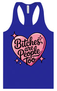 Load image into Gallery viewer, Bitches are People Too Women's Racerback Tank