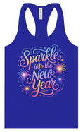 Load image into Gallery viewer, Sparkle into the New Year Women's Racerback Tank