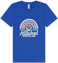Load image into Gallery viewer, Get Attached Foster Care Unisex V-Neck Shirt