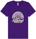Load image into Gallery viewer, Get Attached Foster Care Unisex V-Neck Shirt