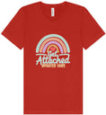 Load image into Gallery viewer, Get Attached Foster Care Unisex V-Neck Shirt