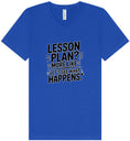 Load image into Gallery viewer, Lesson Plan - See What Happens Unisex V-Neck Shirt