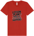 Load image into Gallery viewer, Lesson Plan - See What Happens Unisex V-Neck Shirt