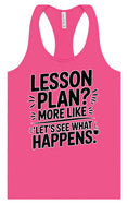 Load image into Gallery viewer, Lesson Plan - See What Happens Women's Racerback Tank