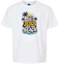 Load image into Gallery viewer, I Need Jesus and the Beach Children's Gildan Soft Shirt