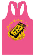 Load image into Gallery viewer, May the Bridges I Burn Light the Way Women's Racerback Tank