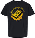 Load image into Gallery viewer, May the Bridges I Burn Light the Way Children's Gildan Soft Shirt