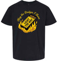 Load image into Gallery viewer, May the Bridges I Burn Light the Way Children's Gildan Soft Shirt