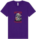 Load image into Gallery viewer, Sorry Santa I've Been Feral Unisex V-Neck Shirt