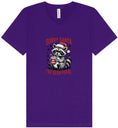 Load image into Gallery viewer, Sorry Santa I've Been Feral Unisex V-Neck Shirt
