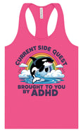 Load image into Gallery viewer, Side Quest Brought By ADHD Women's Racerback Tank