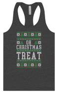 Load image into Gallery viewer, Sweater Style Oh Christmas Treat Women's Racerback Tank
