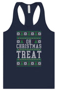 Load image into Gallery viewer, Sweater Style Oh Christmas Treat Women's Racerback Tank