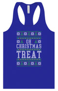 Load image into Gallery viewer, Sweater Style Oh Christmas Treat Women's Racerback Tank
