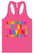 Load image into Gallery viewer, I Eat Crayons Women's Racerback Tank