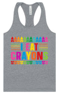 Load image into Gallery viewer, I Eat Crayons Women's Racerback Tank