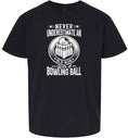 Load image into Gallery viewer, An Old Man with a Bowling Ball Children's Gildan Soft Shirt